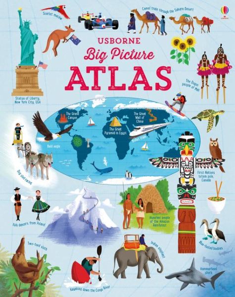 Big Picture Atlas - Emily Bone - Libros - Usborne Publishing Ltd - 9781409598701 - 1 de septiembre de 2016