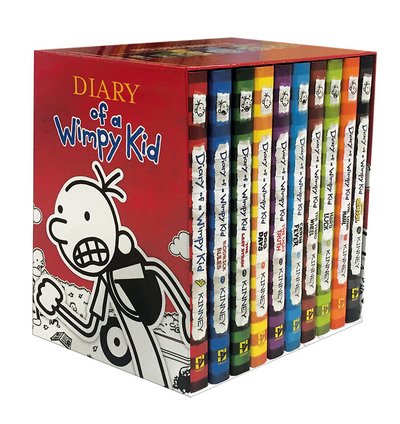 Diary of a Wimpy Kid Box of Books (Books 1-10) - Jeff Kinney - Bøger - Harry N. Abrams - 9781419724701 - 11. oktober 2016