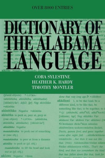 Cover for Cora Sylestine · Dictionary of the Alabama Language (Paperback Book) (2014)