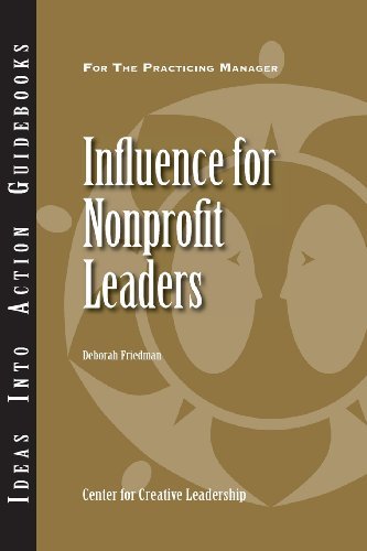 Cover for Deborah Friedman · Influence for Nonprofit Leaders (Pocketbok) (2013)
