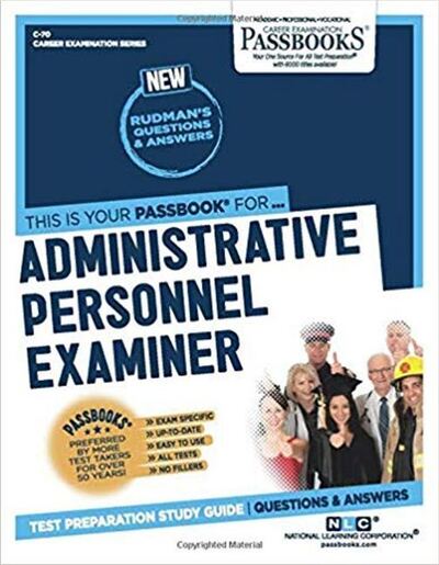 Cover for National Learning Corporation · Administrative Personnel Examiner (Paperback Book) (2018)