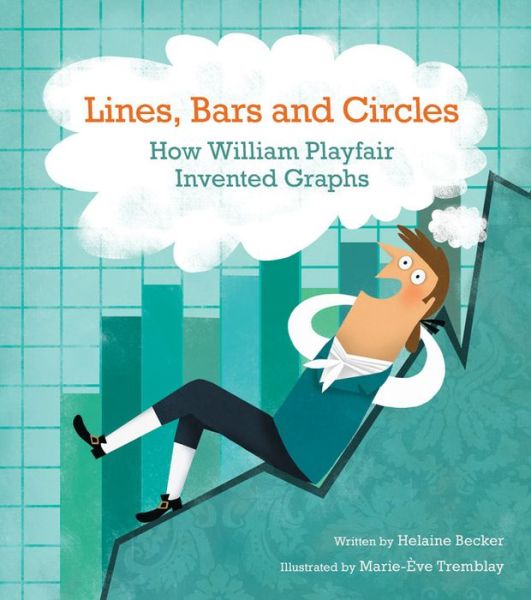 Cover for Helaine Becker · Lines, Bars And Circles: How William Playfair Invented Graphs (Hardcover Book) (2017)