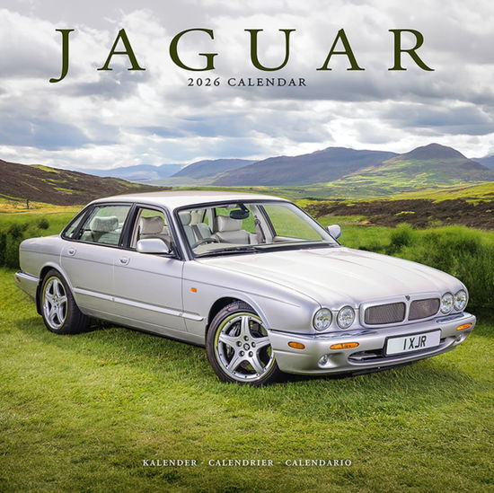 Cover for Jaguar Calendar 2026  Square Car Wall Calendar - 16 Month (Calendar) (2025)