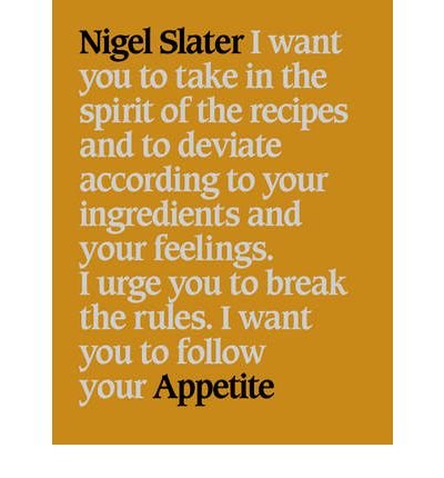 Cover for Nigel Slater · Appetite (Paperback Book) [New edition] (2001)