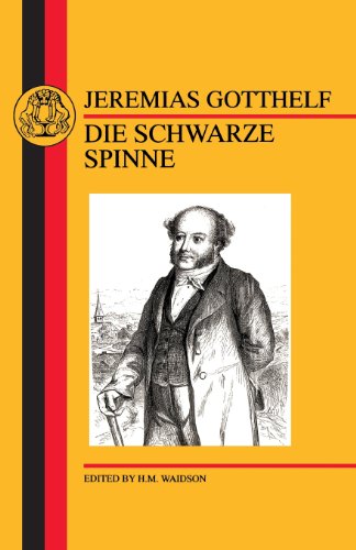 Cover for Jeremias Gotthelf · Schwarze Spinne - German Texts (Paperback Book) [New edition] (1998)