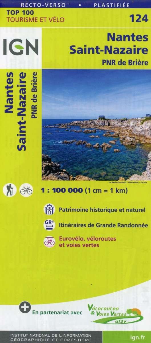 Cover for Ign · Nantes / St-Nazaire / PNR de Briere (Landkart) (2018)