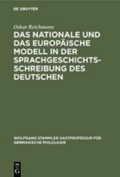 Cover for Reichmann · Das nationale und das europäi (Book) (2001)