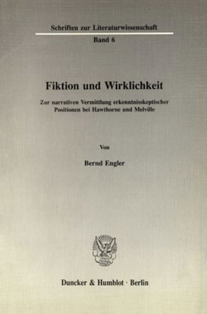 Cover for Engler · Fiktion und Wirklichkeit. (Book) (1991)