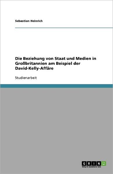 Cover for Heinrich · Die Beziehung von Staat und Me (Bok) [German edition] (2009)