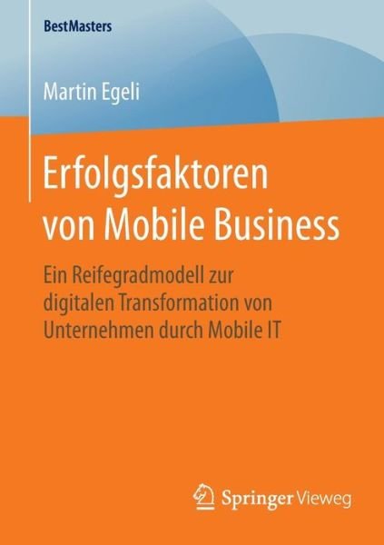Cover for Egeli · Erfolgsfaktoren von Mobile Busine (Buch) (2016)