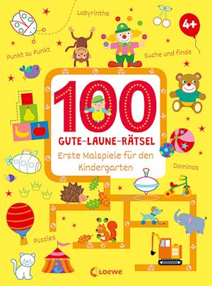 Cover for Sonja Fiedler-Tresp · 100 Gute-Laune-Rätsel - Erste Malspiele für den Kindergarten (Paperback Book) (2022)