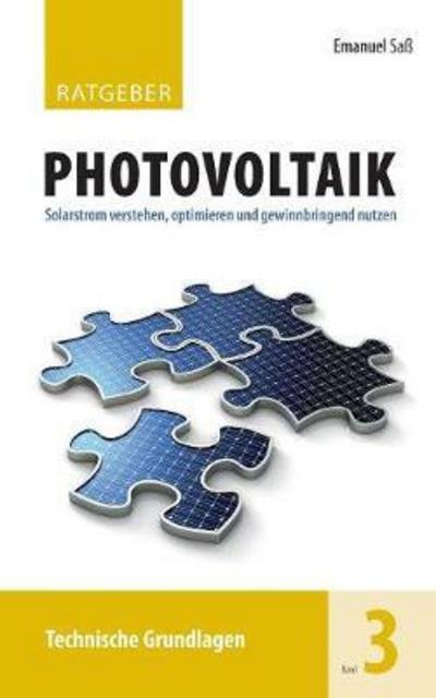 Cover for Saß · Ratgeber Photovoltaik, Band 3 (Buch) (2017)