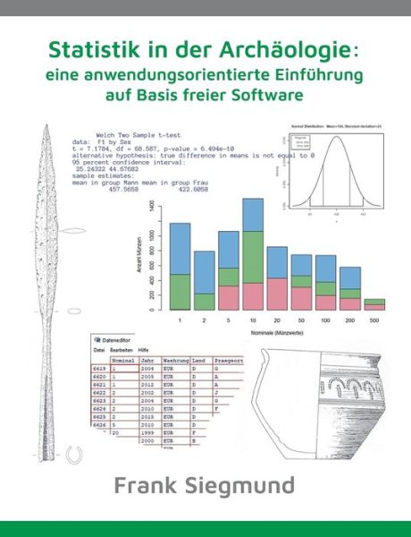 Cover for Frank Siegmund · Statistik in der Archaologie: eine anwendungsorientierte Einfuhrung auf Basis freier Software (Paperback Book) (2020)