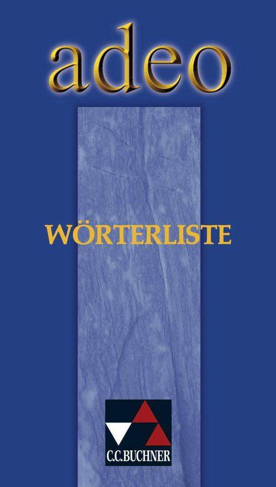 Cover for Clement Utz · Adeo. Wörterliste (Book)