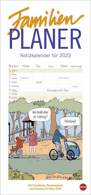 Cover for Peter Butschkow · Butschkow: Familienplaner 2023 (Calendar) (2022)