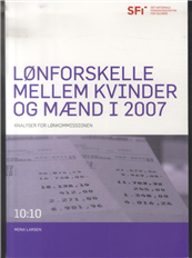 Cover for Mona Larsen · Lønforskelle mellem kvinder og mænd i 2007 (Buch) (2010)