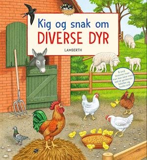 Cover for Lena Lamberth · Kig og snak om diverse dyr (Cardboard Book) [1. Painos] (2023)