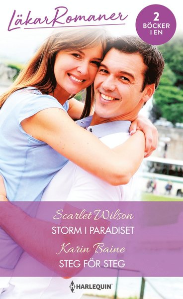 Cover for Karin Baine · Storm i paradiset / Steg för steg (Book) (2019)