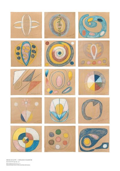 Cover for Catalouge raisonné - Affisch: Hilma af Klint : The Five, Untitled. (Book) (2021)