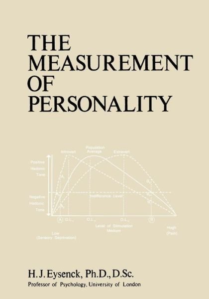 Cover for Hans J Eysenck · The Measurement of Personality (Paperback Bog) [Softcover reprint of the original 1st ed. 1976 edition] (2012)