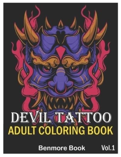 Cover for Benmore Book · Devil Tattoo Adult Coloring Book (Paperback Book) (2020)