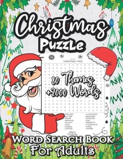 Cover for Kradlis · Christmas Word Search Puzzle Book For Adults (Pocketbok) (2020)
