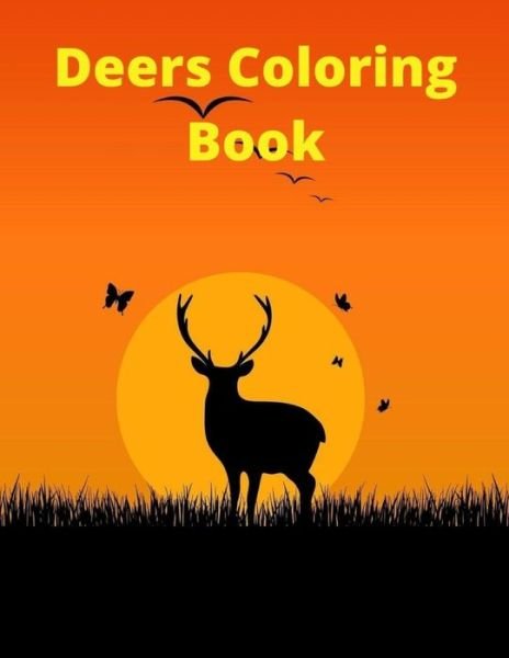 Cover for Mark Snow · Deers Coloring Book (Paperback Bog) (2021)