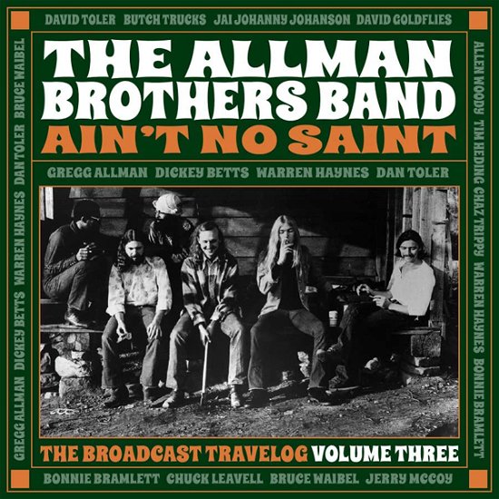 Cover for Allman Brothers Band · Aint No Saint Broadcast Trave (CD) (2022)