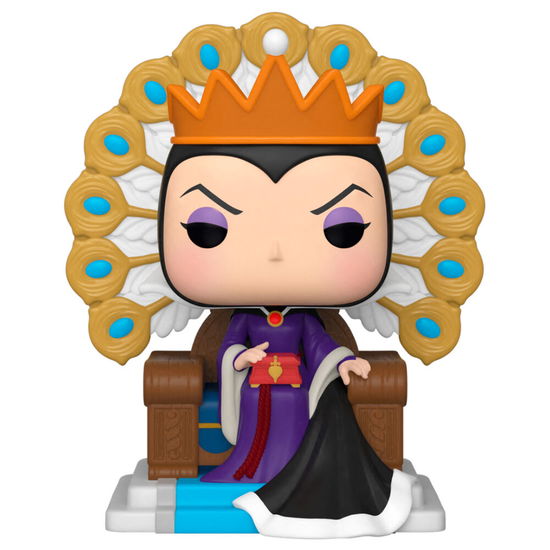 Pop Deluxe Disney Villains Evil Queen on Throne - Pop Deluxe Disney - Fanituote - FUNKO UK LTD - 0889698502702 - keskiviikko 13. heinäkuuta 2022