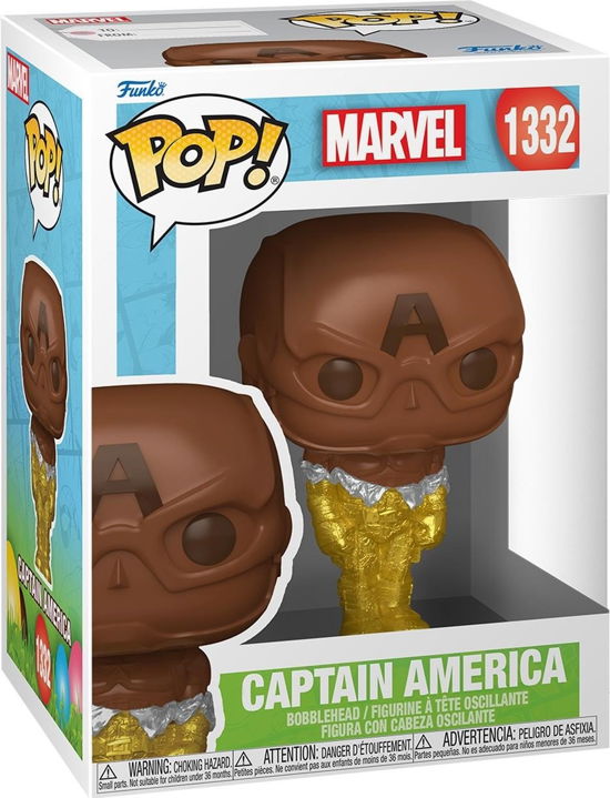 Funko: Pop! Vinyl · Marvel POP! Vinyl Figur Easter Chocolate Captain A (Legetøj) (2024)