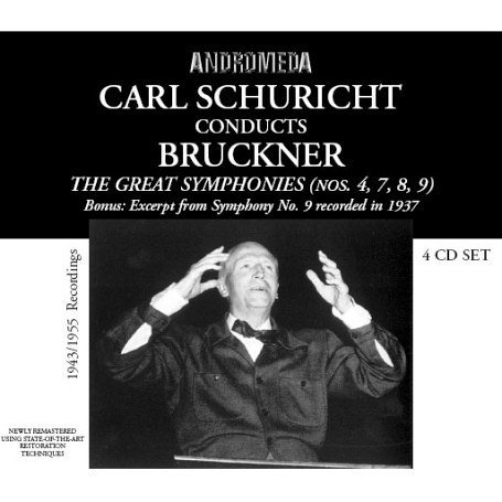 Cover for Schuricht Carl · Sinfonien 4-7-8-9 (REC. 1937-1955) Andromeda Klassisk (CD) [Box set] (2006)