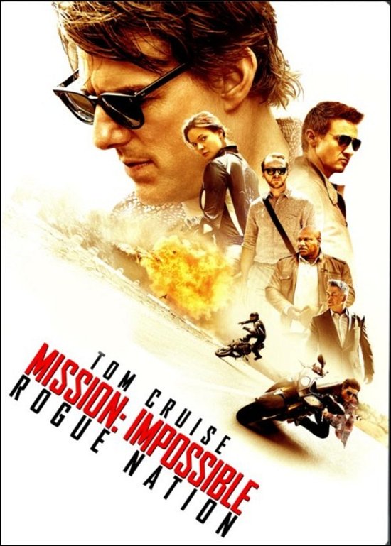 Cover for Alec Baldwin,tom Cruise,rebecca Ferguson,simon Pegg,jeremy Renner,ving Rhames · Mission Impossible - Rogue Nation (DVD) (2021)