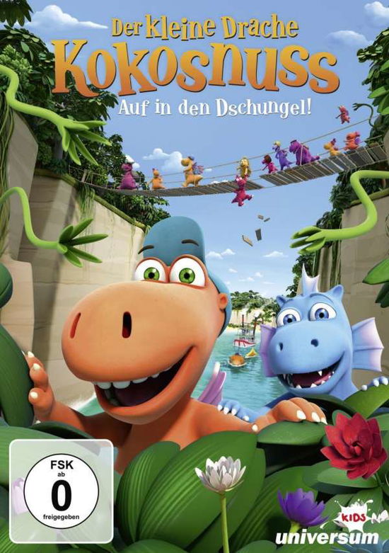 Cover for Der Kleine Drache Kokosnuss-auf in den Dschungel (DVD) (2019)