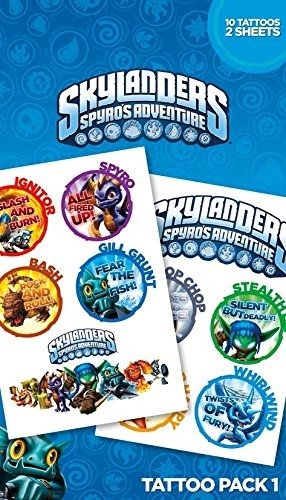Cover for Skylanders · Characters (Temporary Tattoo) (MERCH)