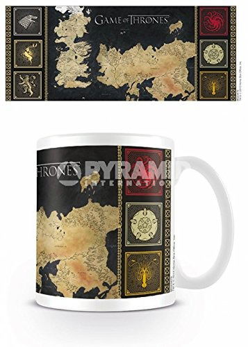 Game Of Thrones Map - Mokken - Jogo - Pyramid Posters - 5050574234702 - 5 de julho de 2016