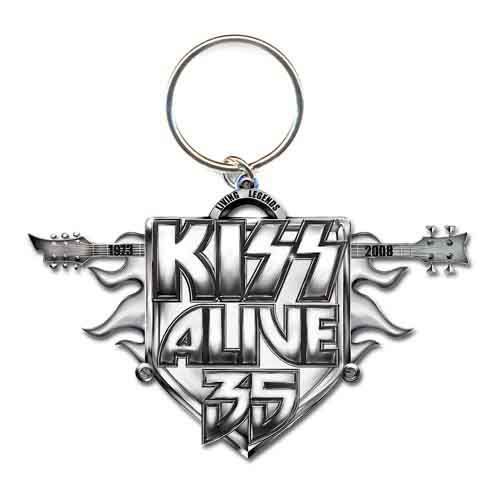 KISS Keychain: Alive 35 Tour (Die-cast Relief) - Kiss - Merchandise - Epic Rights - 5055295301702 - October 21, 2014