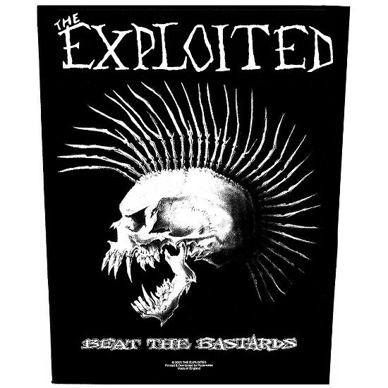 The Exploited Back Patch: Beat the Bastards - Exploited - The - Produtos - PHD - 5055339708702 - 10 de fevereiro de 2020
