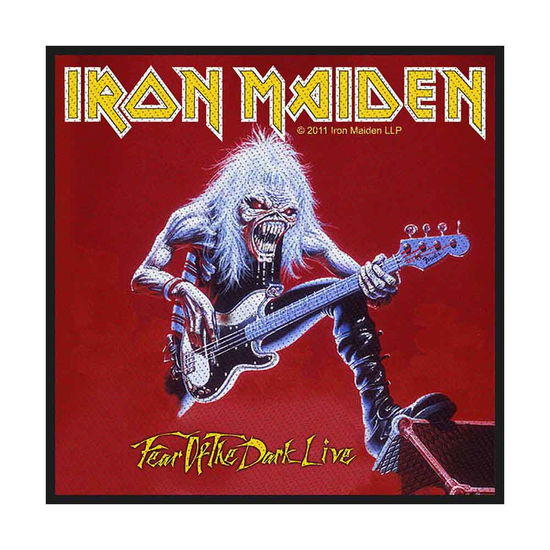 Iron Maiden Standard Woven Patch: Fear of the Dark Live (Retail Pack) - Iron Maiden - Merchandise - PHM - 5055339724702 - 19 augusti 2019