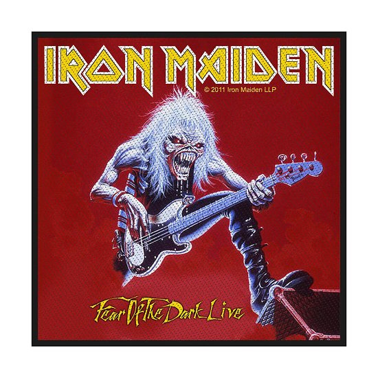 Cover for Iron Maiden · Iron Maiden Standard Patch: Fear of the Dark Live (Retail Pack) (Patch) [Black edition] (2019)