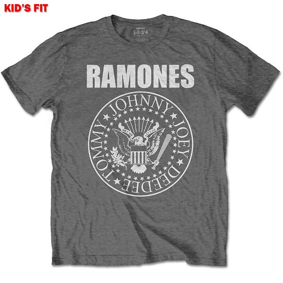 Cover for Ramones · Ramones Kids T-Shirt: Presidential Seal (9-10 Years) (T-shirt) [size 9-10yrs] [Grey - Kids edition]
