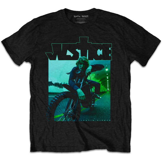 Justin Bieber Unisex T-Shirt: Dirt Bike - Justin Bieber - Produtos -  - 5056561061702 - 