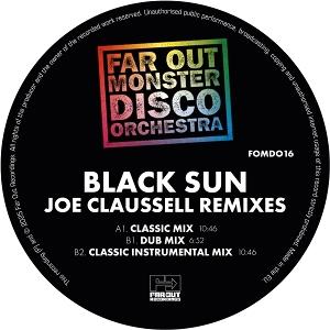 Cover for Far Out Monster Disco Orchestra · Black Sun (Joaquin Joe Claussell Sacred Rhythm Remixes) (LP) [2025 RSD edition] (2025)