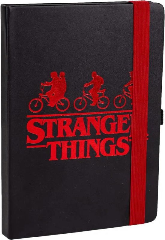 Faux Leather Notebook - Size A5 - Stranger Things - Merchandise -  - 8445484310702 - 