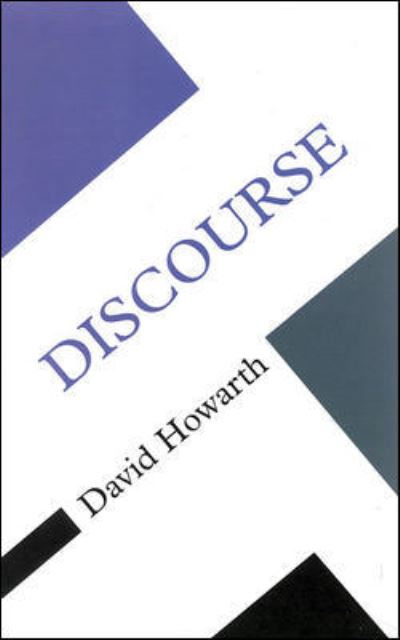 Cover for David Howarth · Discourse (Paperback Book) [Ed edition] (2000)