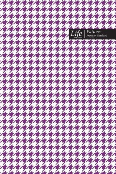 Cover for Design · Checkered II Pattern Composition Notebook, Stylish Portable Write-In Journal (A5), 144 Sheets Purple Cover (Paperback Book) (2020)