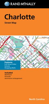 Rand McNally Folded Map: Charlotte Street Map - Rand McNally - Livres - Rand McNally - 9780528024702 - 30 septembre 2021