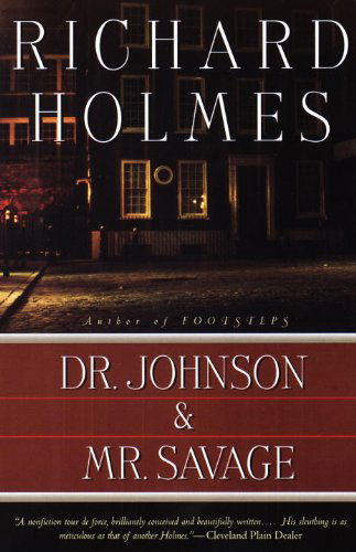 Cover for Richard Holmes · Dr. Johnson &amp; Mr. Savage (Taschenbuch) (1996)