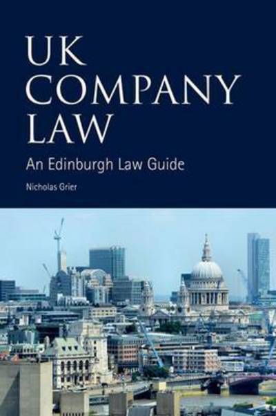 Cover for Nicholas Grier · UK Company Law: An Edinburgh Law Guide (Paperback Book) (2022)