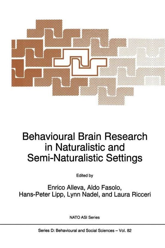 Cover for Enrico Alleva · Behavioural Brain Research in Naturalistic and Semi-Naturalistic Settings - Nato Science Series D: (Hardcover Book) [1995 edition] (1995)