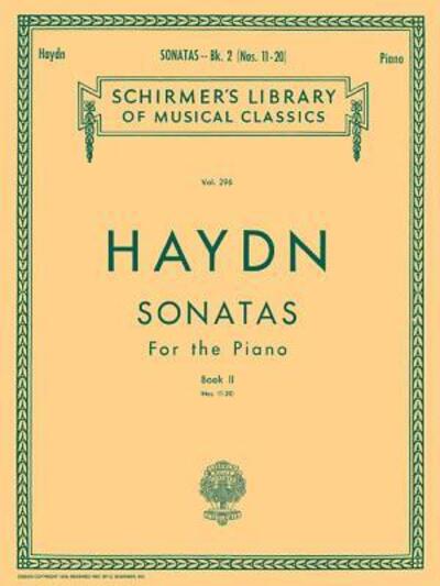 Cover for Franz Joseph Haydn · 20 Sonatas - Book 2 (Paperback Book) (1986)